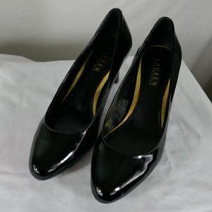 Ralph Lauren Black Heels 8.5